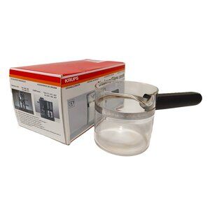 Krups Glass Carafe with easy pour spout Espresso Pitcher F027/A-42